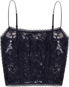 Oseree Lace top with underwires Zwart Dames