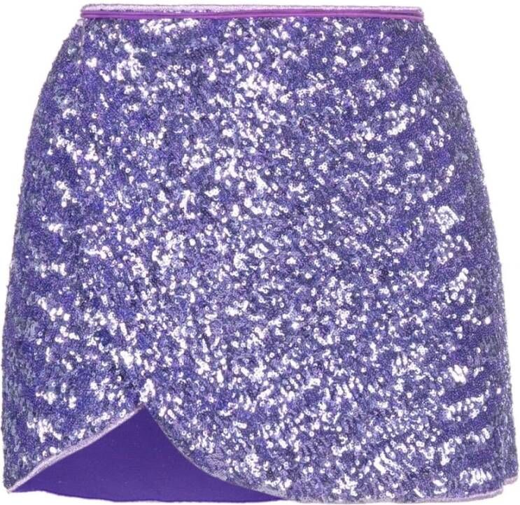 Oseree Short Skirts Purple Dames