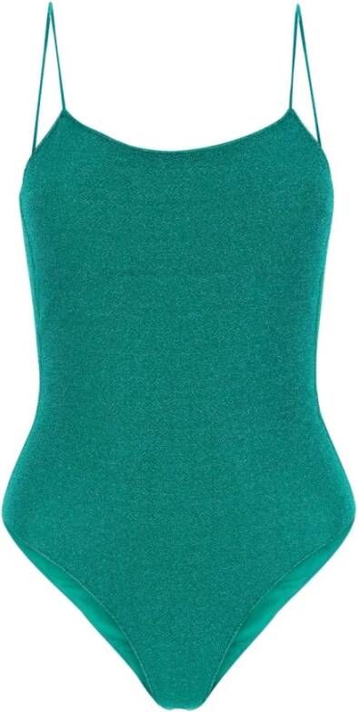 Oseree Smaragdgroen badpak van nylonmix Groen Dames