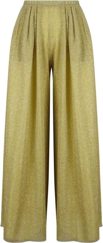 Oseree Wide Trousers Geel Dames