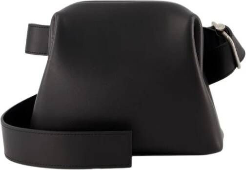Osoi Mini Brot Leren Schoudertas Zwart Black Dames