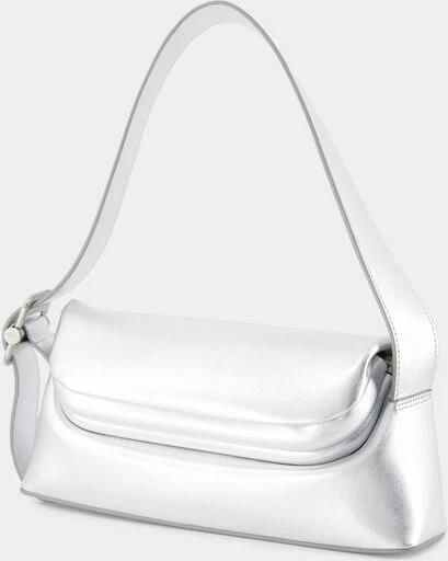 Osoi Hobo bags Folder Brot Shoulder Bag Leather Silver in zilver - Foto 4