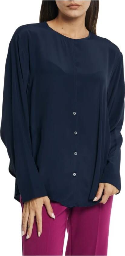 Ottod'Ame Blouses Blauw Dames