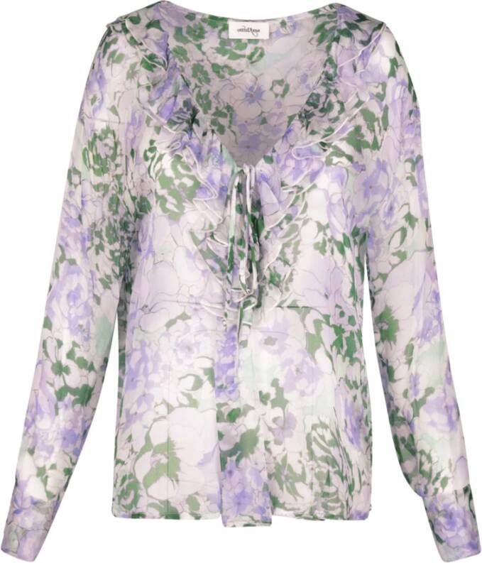 Ottod'Ame Blouses Paars Dames