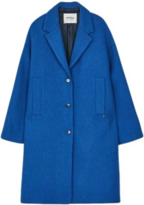 Ottod'Ame Coats Blauw Dames
