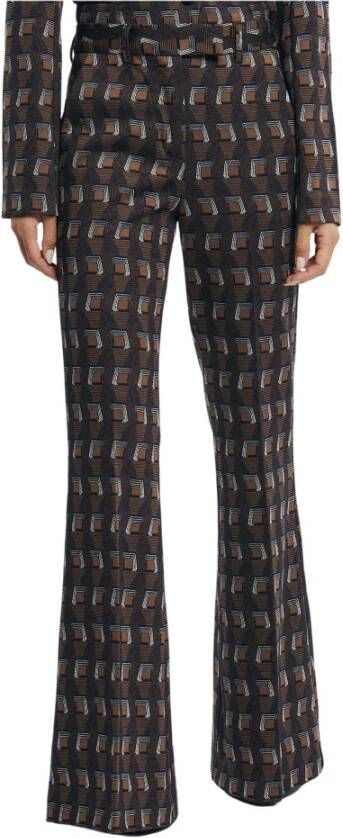 Ottod'Ame Flare Milano Broek Zwart Dames