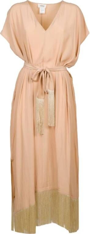 Ottod'Ame Maxi Dresses Beige Dames
