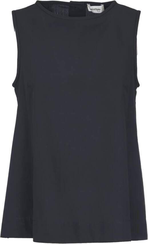 Ottod'Ame Sleeveless Tops Zwart Dames