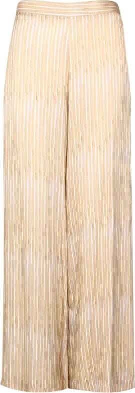 Ottod'Ame Wide Trousers Beige Dames