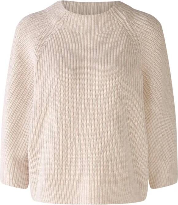 Oui Stijlvolle Trui Beige Dames