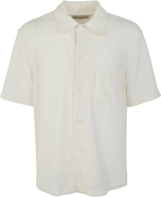 Our Legacy Box shirt shortsleeve Wit Heren