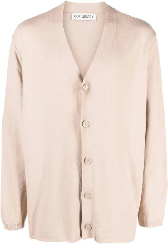 Our Legacy Cardigans Beige Heren