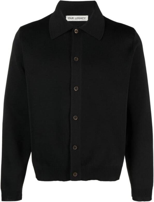 Our Legacy Casual overhemd Zwart Heren
