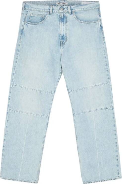 Our Legacy Verlengde Derde Snit Jeans Blue Heren