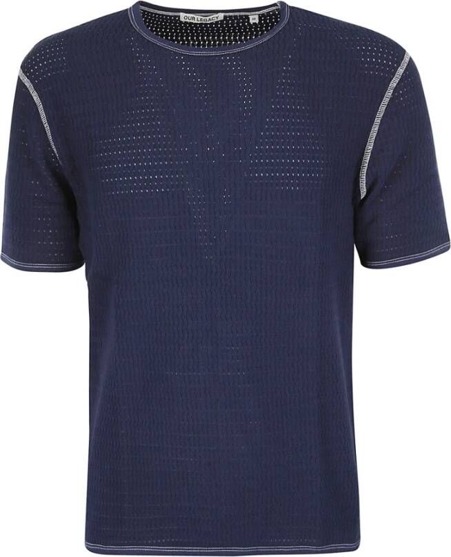 Our Legacy T-Shirts Blauw Heren