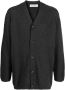 Our Legacy Klassieke Gebreide Cardigan Black Heren - Thumbnail 1