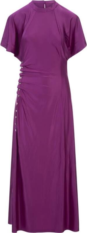 Paco Rabanne Maxi Dresses Purple Dames
