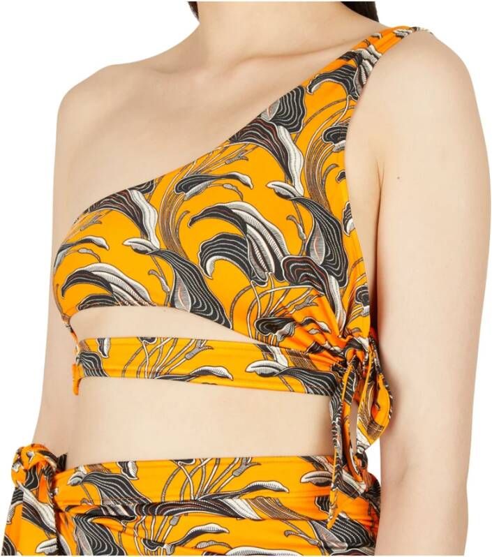 Paco Rabanne Een schoudertop Oranje Dames