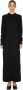 Paco Rabanne Gebreide jurk met link-ketting halslijn Zwart Dames - Thumbnail 1