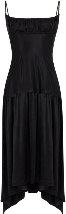 Paco Rabanne Luxe aansluitende midi-jurk Zwart Dames