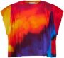 Paco Rabanne Luxe Multikleurig T-shirt met Korte Mouwen Meerkleurig Dames - Thumbnail 1