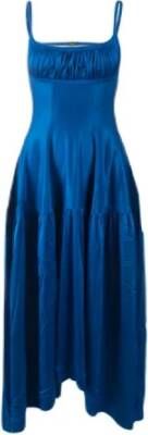 Paco Rabanne Midi Dresses Blauw Dames