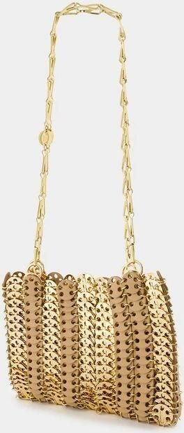 Paco Rabanne Hobo bags Purse Leather Gold in goud - Foto 4
