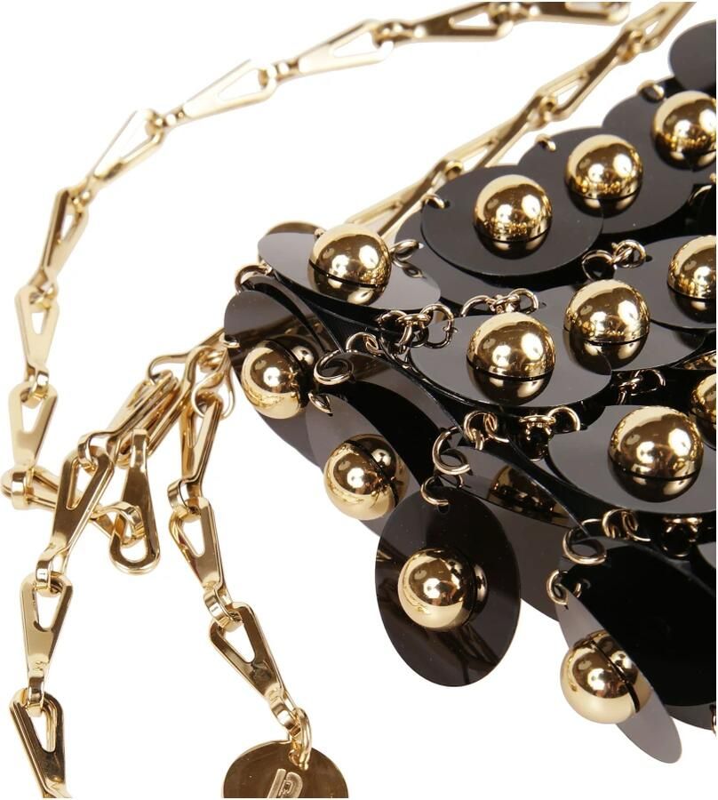 Paco Rabanne Hobo bags Sac A Main Metallic Discs Shoulder Bag in zwart - Foto 2