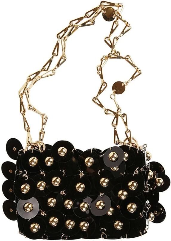 Paco Rabanne Hobo bags Sac A Main Metallic Discs Shoulder Bag in zwart - Foto 3