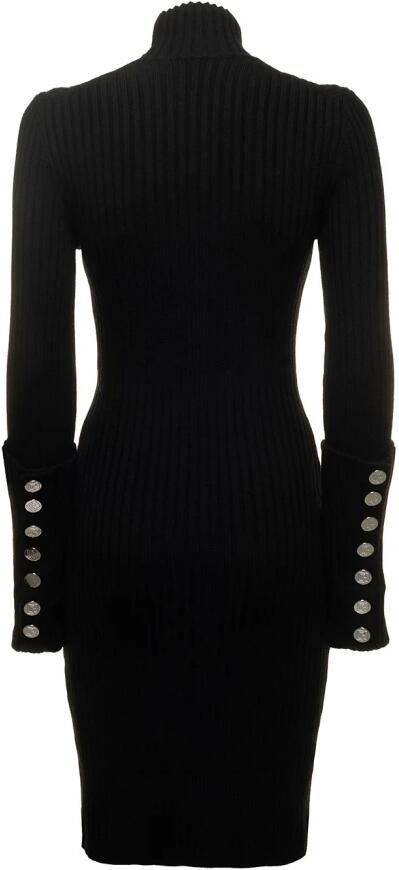 Paco Rabanne Gebreide jurken Black Dames - Foto 2