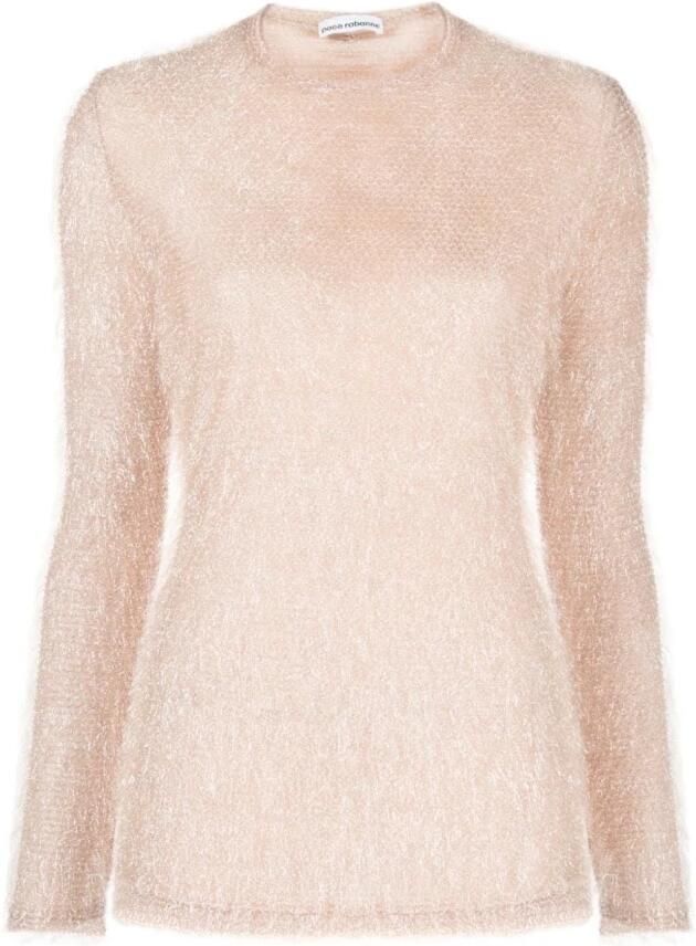 Paco Rabanne Lange mouwen top voor vrouwen Pink Dames