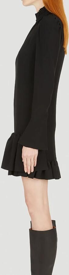 Paco Rabanne Zwarte Elegante Coltrui Jurk Rok Black Dames - Foto 7