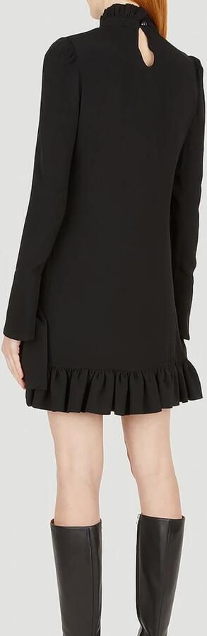 Paco Rabanne Zwarte Elegante Coltrui Jurk Rok Black Dames - Foto 6
