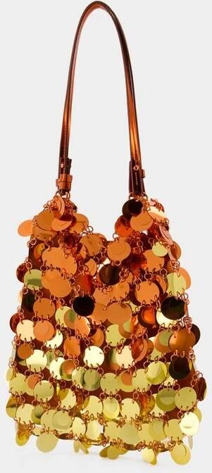 Paco Rabanne Hobo bags Oversized Sequin Purse Polyester Gold in goud - Foto 7