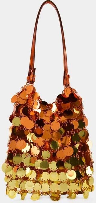 Paco Rabanne Hobo bags Oversized Sequin Purse Polyester Gold in goud - Foto 6