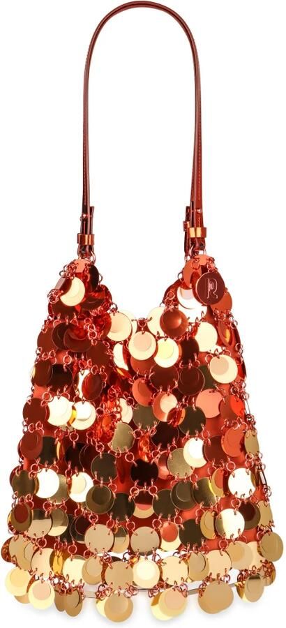 Paco Rabanne Hobo bags Oversized Sequin Purse Polyester Gold in goud - Foto 3