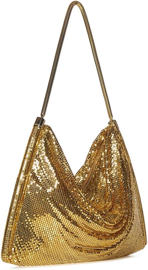 Paco Rabanne Shoppers Golden Chainmail Design Bag in goud - Foto 3