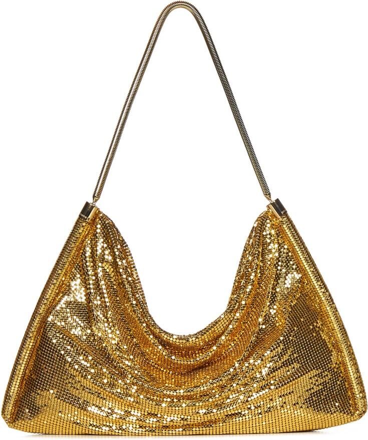 Paco Rabanne Shoppers Golden Chainmail Design Bag in goud - Foto 2