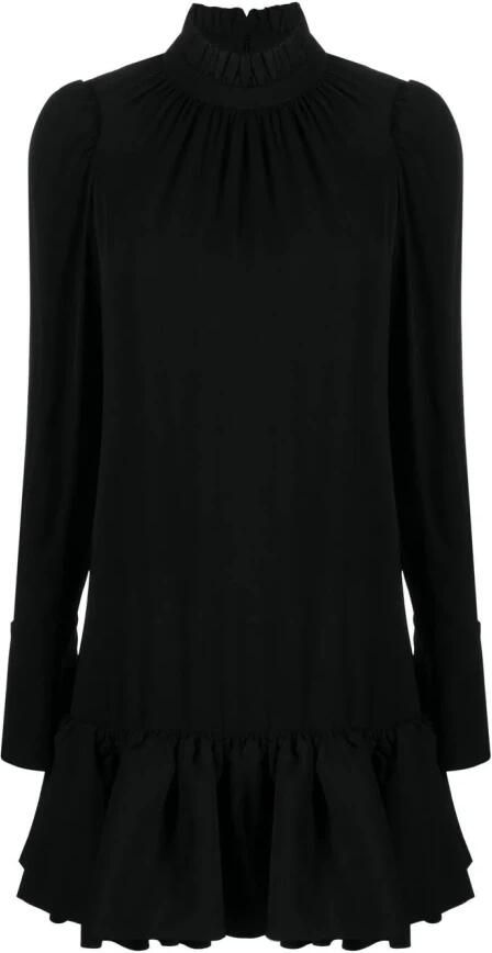 Paco Rabanne Zwarte Elegante Coltrui Jurk Rok Black Dames - Foto 4