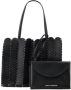 Paco Rabanne Pacoio Tote in Black Leather Zwart Dames - Thumbnail 8