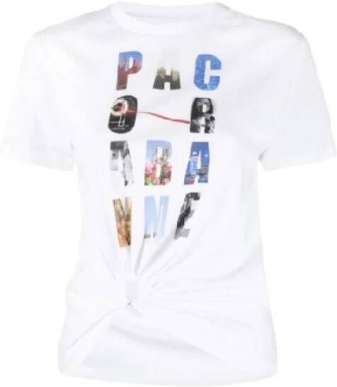 Paco Rabanne Stijlvol en comfortabel P100 dames T-shirt White Dames