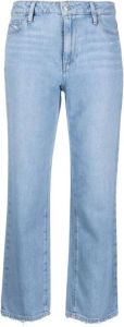 Paige Cropped Jeans Blauw Dames