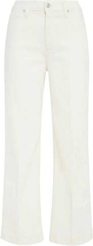 Paige Straight Jeans White Dames