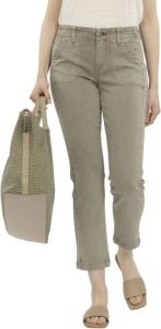 Paige Straight Trousers Groen Dames