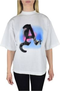 Palm Angels Air oversized t-shirt Wit Dames
