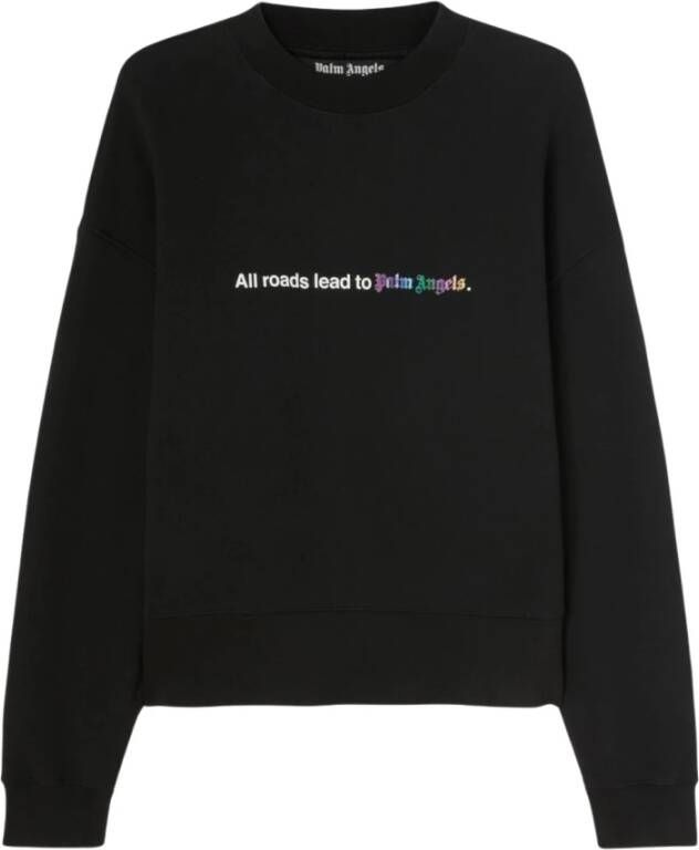 Palm Angels Sweater met tekst Zwart - Foto 1