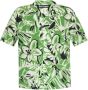 Palm Angels Groene Shirt Regular Fit Geschikt voor Warm Klimaat 100% Viscose Green Heren - Thumbnail 1
