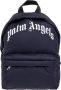 Palm Angels Backpack with logo Blauw Unisex - Thumbnail 1