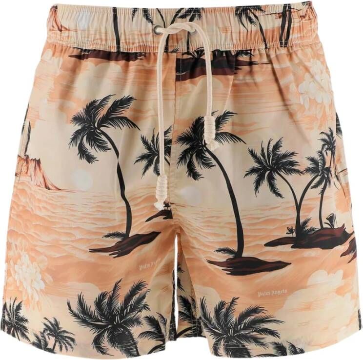 Palm Angels Beachwear Beige Heren