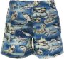 Palm Angels Haaien Zwemshorts Strandkleding voor Mannen Blauw Heren - Thumbnail 1